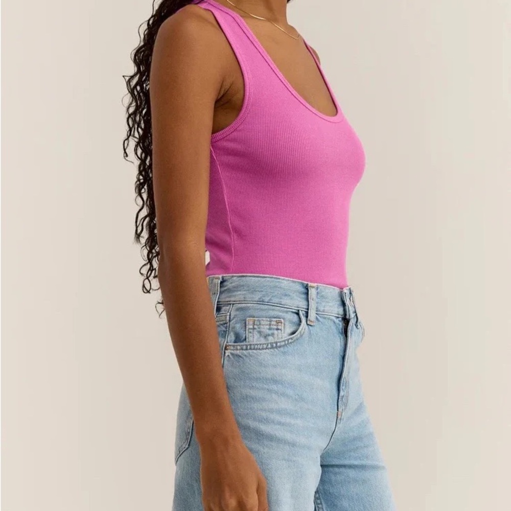 Z Supply Vibrant Pink Tank Top